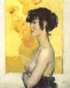 Isaac Israels Woman before France oil painting artist